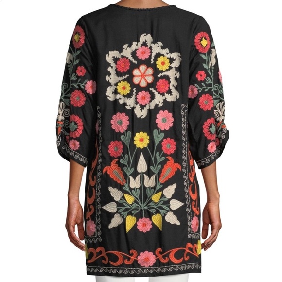 Tolani Embroidered Tunic - Picture 3 of 5